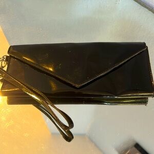 Authentic Marc Jacobs faux patent clutch wallet